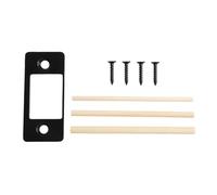 MeevrgR Lot de 21 pênes dormants à grand trou - 21 pênes dormants en bois et acier inoxydable - Convient pour le bureau et la maison tels que le mauvais alignement - Offre plus de résistance et de