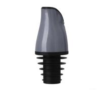 MeevrgR Lot de 4 becs verseurs d'huile d'olive, bouchon verseur à vis pour bouteilles de cuisine, contrôle du débit à une main pour huile, vinaigre, vin, buses en plastique et en silicone