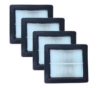 MeevrgR Lot de 4 filtres à vide pour ProTeam Coach Pro 10/6 GoFree pour Flex pour ProVac FS 6 - Réutilisable, lavable, haute efficacité de filtration de la poussière et des poils d'animaux