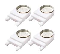 MeevrgR Lot de 4 mangeoires d'entrée pour sirop de miel ou eau potable, alimentation en plastique pour ruche avec petits trous d'entrée, blanc, 35,6 x 20,3 x 30,5 cm