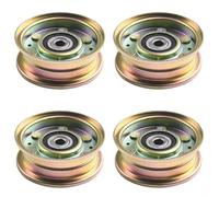 MeevrgR Lot de 4 poulies métalliques pour tracteurs de pelouse, remplace 756-0981A pour blanc, pour Murray