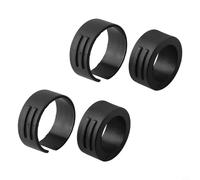 MeevrgR Lot de 4 rondelles d'espacement de guidon de vélo 25,4 mm 31,8 mm, support d'ordinateur à montage avant, bague adaptateur pour chronomètre de vélo Garmin, kit de conversion en plastique
