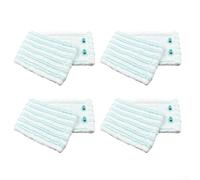 MeevrgR Lot de 4 serpillères de rechange pour balai Leifheit pour Profi XL et Profi XL Cotton Plus 4 housses blanches en microfibre lavables en machine