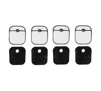 MeevrgR Lot de 8 filtres à air pour débroussailleuse BCZ - Compatible avec BCZ230TS, BCZ2450S, BCZ2460TS 587930701, 5280747-01 - Filtres en plastique éponge à haut débit