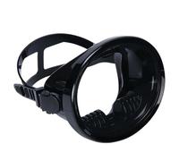 MeevrgR Masque de plongée ultra transparent pour adultes avec lentille en verre trempé grand angle et joint en silicone confortable, noir/jaune/bleu/rouge/blanc/transparent Options noiradultes