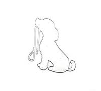 MeevrgR Matrice de découpe en forme d'os de chien en acier 8,3 x 7,6 cm | Pochoir de précision pour scrapbooking, fabrication de cartes et projets de gaufrage