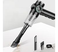 MeevrgR Mini aspirateur sans fil pour utilisation humide/sèche - Design portable pour la maison et la voiture (filtre unique noir)