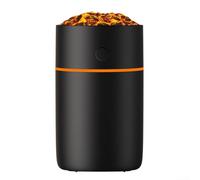 MeevrgR Mini humidificateur avec lumières LED colorées - 230 ml - Humidificateur ultra silencieux pour voiture et bureau - Arrêt automatique - Alimenté par USB - Pour la maison, le bureau, les voyages