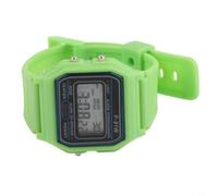 MeevrgR Montre électronique légère, affichage multifonction lumineuse, montre fine à porter au quotidien pour une utilisation décontractée et extérieure, longue durée de vie de la batterie (rose)