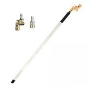 MeevrgR Outil de nettoyage de radiateur 4500 PSI - Buse de chasse d'eau en acier inoxydable rotative à 180° - Connexion rapide pour nettoyeurs haute pression - Convient aux espaces réduits du moteur