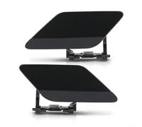 MeevrgR Paire de cache-buses de lave-phare pour Mercedes W212 2009-2013 - OEM A2128600108 A2128600208 - Plastique noir
