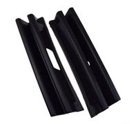 MeevrgR Paire de caches de crochet de remorquage avant pour Mercedes Classe S W140 1995-1998 - Noir ABS pare-chocs Garniture, OE 1408850926 1408851026