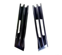 MeevrgR Paire de caches de crochet de remorquage avant pour Mercedes W202 C220 1993-1997 - Garniture de pare-chocs en ABS noir, OE 2028800105 2028800405