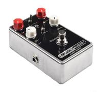 MeevrgR Pédale d'effet de guitare DC 9 V alimentée par distorsion Overdrive Buffer Delay Reverb avec Vintage Moderne et Boost Switch Tone Contour Volume Gain Control pour guitare électrique