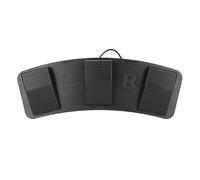 MeevrgR Pédale USB Triple Pédale pour PC, Commande Programmable à 3 Pédales avec Interrupteur Photoélectrique, Câble de 2 m, Compatible avec Gaming, Transcription, Zoom, Lecture multimédia
