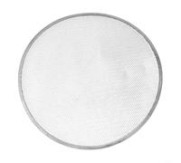 MeevrgR Plaque de cuisson ronde en aluminium sans pizza de 45,7 cm, 48,3 cm, 50,8 cm, pour gâteau, pain, cuisine, argent, passe au lave-vaisselle (50,8 cm)