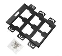 MeevrgR Plaque de montage verrouillable pour camion pour rangement de camionnette, adaptateur en acier inoxydable d'une capacité de 22,7 kg pour sécuriser les boîtes à outils à l'intérieur du véhicule