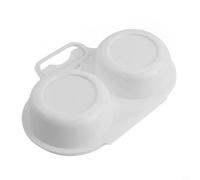 MeevrgR Pocheuse à œufs pour micro-ondes pour œufs durs parfaits - Cuiseur vapeur rapide avec couvercle d'aération - Plateau en polypropylène facile à nettoyer pour omelettes du petit déjeuner 16 x