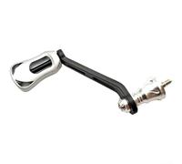 MeevrgR Poignée de culbuteur simple en fibre de carbone avec bouton creux de 70 mm pour moulinet Shimano/Stella/Vanford/TwinPower/Cardiff/Stradic/Ultegra/Sahara/Miravel/Nasci/Aero/Sephia (argenté)