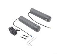 MeevrgR Poignées de guidon en ABS gris avec clignotants LED pour trottinette électrique Xiaomi 4 Pro Plus Max