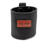 MeevrgR Porte-gobelet pour chaise de camping, sac de rangement latéral en tissu Oxford pour tasses, canettes, bouteilles, 8,9 cm de diamètre x 10,4 cm de haut, noir