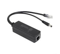 MeevrgR Pour répartiteur Poe, convertisseur 48 V vers 12 V CC avec passage de données 10/100 Mbps | Alimentation et signal fiables pour caméras IP et appareils réseau