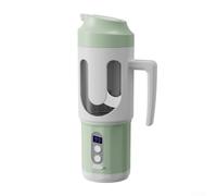 MeevrgR Presse-agrumes portable sans fil | Séparation du jus et de la pulpe rechargeable USB-C pour des boissons lisses pressées à froid à la maison, au bureau ou en voyage (double lame, vert)