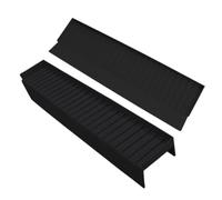 MeevrgR Protection de bord d'évier en silicone avec base ventouse, protection anti-éclaboussures surélevée avec inclinaison à 5° pour diriger l'eau vers l'arrière, design ajustable, pour évier de