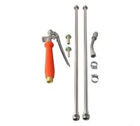 MeevrgR Pulvérisateur télescopique avec connecteurs en laiton et buse réglable, lance de nettoyeur haute pression extensible sans fuite avec poignée d'interrupteur de verrouillage, 3 options de