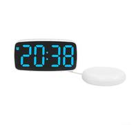 MeevrgR Réveil numérique intelligent avec grand écran LED verte, luminosité réglable, rappel d'alarme et vibration, alimentation USB, horloge de bureau de chevet pour chambre à coucher, usage