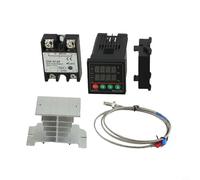 MeevrgR REX-C100 Kit régulateur de température PID - Relais statique SSR-40DA + thermocouple de type K pour industriel, alimentaire