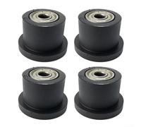 MeevrgR Rouleaux de siège de rameur, roues en nylon, ouverture de 8 mm, ouverture 27 x 41 x 41 mm, convient à la plupart des rameurs, fonctionnement fluide et silencieux, design à haute capacité de