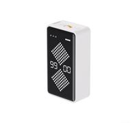MeevrgR Sablier numérique avec capteur de gravité et affichage LED, compte à rebours de 1 à 99 minutes, fixation magnétique pour cuisine, étude et gestion du temps des enfants, rechargeable noir