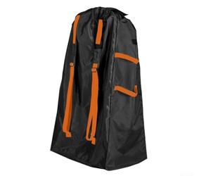 MeevrgR Sac de voyage de protection pour siège enfant avec housse imperméable, cordon de serrage et plusieurs options de transport, y compris les sangles de sac à dos, Voir image, Orange