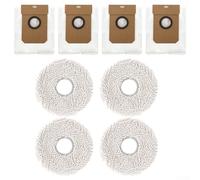 MeevrgR Sacs à poussière de rechange pour aspirateur pour Cecotec pour Conga 11090, sacs pour bases auto-vidantes pour robot aspirateur filtre à poussière sacs à poussière (A)