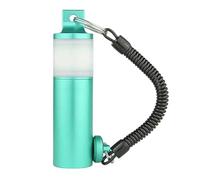 MeevrgR Shaker sous-marin lumineux pour anneau avec dragonne, signal lumineux pour grotte et plongée de nuit, hochet en alliage d'aluminium 120 dB (pour orange) vert