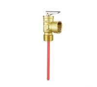 MeevrgR Soupape de décharge de température et de pression pour chauffe-eau RV - Valve de sécurité T&P en laiton, 150 PSI / 99 °C (DN20)