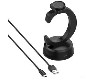 MeevrgR Station de charge pour Amazfit Bip 6/Active 2 - Station de charge en ABS - Avec câble USB - 129 x 70 mm