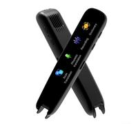 MeevrgR Stylo de traduction intelligent hors ligne 123 langues - Scan & Point Reading - 15,2 × 2,2 × 1,7 cm pour étudiants et voyageurs (noir)