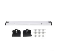 MeevrgR Support de rail de table en aluminium de 50,8 cm avec boucles - Glissière murale anodisée pour camping-car, bateau, bureau pliable, bras de support de 500 mm