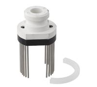 MeevrgR Support de roue à broches pour machine de codage à encre solide MY-380F, roue d'impression de type T à 24 broches avec aiguilles de 38 mm, construction en acier inoxydable et plastique