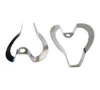 MeevrgR Support de tube métallique pour tubes à vide KT88 6550 EL34, argent, espacement des trous de 38,3 mm