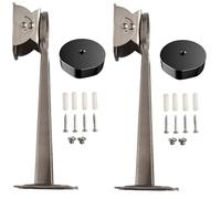 MeevrgR Support mural en alliage avec joint pour kit de montage Starlink Mini, angles horizontaux et verticaux réglables de 150°, base en acier inoxydable, 250 x 55 x 47 mm, compatible avec adaptateur