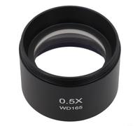 MeevrgR Système de zoom binoculaire 0,7x avec lentille auxiliaire de 48 mm de diamètre en verre optique pour inspection de qualité Outil de réparation électronique (0,5X)