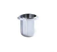 MeevrgR Tasse doseuse en acier inoxydable pour Breville pour Barista Express BES870 BES876 - Collecteur de marc argenté de 7,5 cm avec intérieur lisse (B)