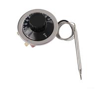 MeevrgR Thermostat à bouton avec tube capillaire, régulateur de température pour bouilloire à eau, friteuse, grille réglable, plage de 30 à 90 °C, pièce de rechange pour réparation d'équipement de