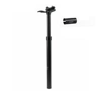 MeevrgR Tige de selle compte-gouttes de pression d'air 31,6 mm, tube de selle télescopique réglable absorbant les chocs avec alliage d'aluminium CNC pour VTT pour vélo assorti 28,6 mm selle de