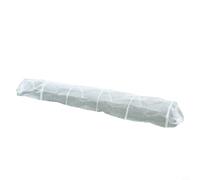 MeevrgR Tunnel de culture en micro-maille pour plantes, légumes, herbes, fleurs, protection contre le gel, résistant aux intempéries, flux d'air réglable (canal en soie blanche) 3 m