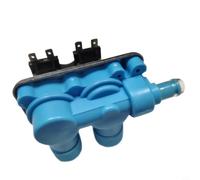 MeevrgR Vanne d'entrée d'eau pour machine à laver, double électrovanne AC110 V/AC220 V, pièce de rechange pour machine à laver FCS-180DF11 Series (AC 220 V)