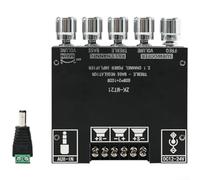 MeevrgR ZK-MT21 2.1 Channel Blueteeth 5.0 Amplificateurs Audio Module - 50W+100W Sortie, Bass/Treble Control, DC 12-24V pour haut-parleurs maison DIY